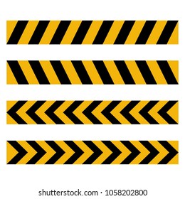 Caution, danger, and police tape attention