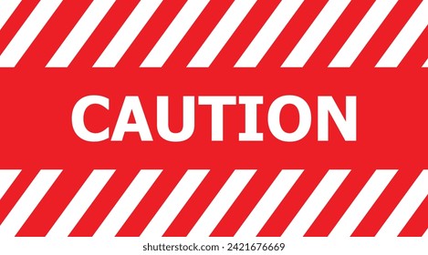 Caution and danger tapes. Warning tape. Black, red and yellow striped. Vector illustration