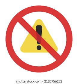 Caution or danger. Virus notifications. Exclamation mark and stop sign. Editable vectors.