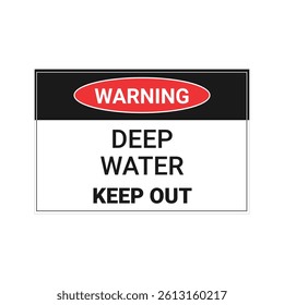 Caution Deep Water Keep Out