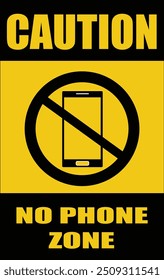 Caution do not use mobile phone , board, symbol, vector, sign