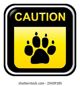 Caution - dog