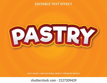 caution editable text effect template use for food brand and culinary logo