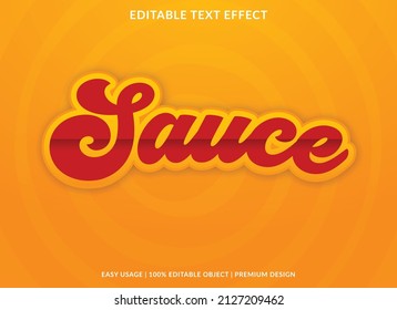 caution editable text effect template use for food brand and culinary logo