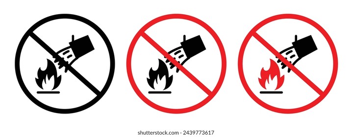 Precaución ante riesgos de incendio eléctrico. Prohibir La Extinción Del Agua. Aviso de peligro eléctrico