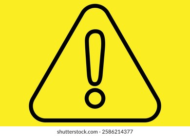 Caution, Hazard warning attention sign. danger, Security and protection. Attention danger sign Caution error Exclamation mark. Attention icon set. Danger caution or alert risk warning vector symbol.  