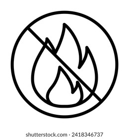 Caution - highly flammable,

explosive,burning, no fire, be careful, attention, warning icon