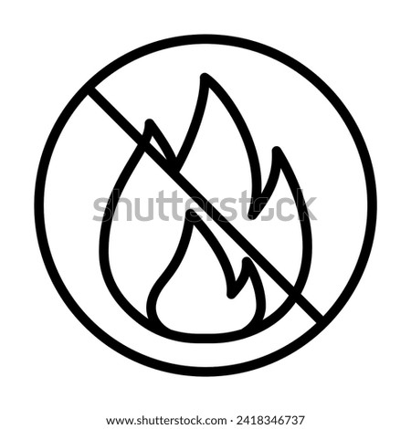 Caution - highly flammable,

explosive,burning, no fire, be careful, attention, warning icon