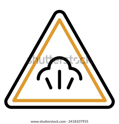 Caution - hot steam,

hot, sizzling, steaming, danger, warning, attention icon