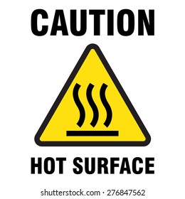 Caution Hot Surface Do Not Touch Symbol Sign Vector Illustration Royalty Free Cliparts Vectors And Stock Illustration Image 123970259