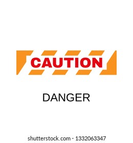 Caution icon. Danger symbol design. Stock - Vector illustration can be used for web