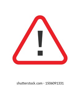 Caution icon isolated on white background. Warning symbol modern, simple, vector, icon for website design, mobile app, ui. Vector Illustration