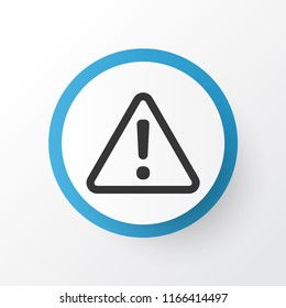 Caution icon symbol. Premium quality isolated alert element in trendy style.