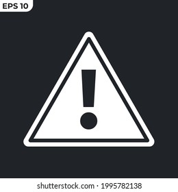 caution icon symbol template for graphic and web design collection logo vector illustration