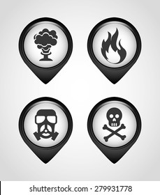 caution icons design, vector illustration eps10 graphic 