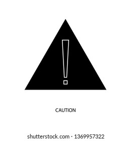 caution icon,symbol and vector,Can be used for web, print and mobile
