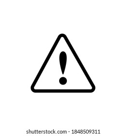 Vector de icono de línea de precaución. Icono de atención 