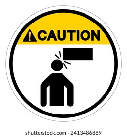 Caution Low ClearanceDo Not Remove Guard Symbol Sign, Vector Illustration, Isolate On White Background Label .EPS10