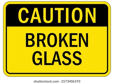 Caution machine hazard sign and labels