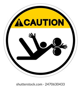 Caution Machinery Symbol Sign, Vector Illustration, Isolate On White Background Label .EPS10