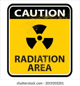 PRECAUCIÓN, ÁREA DE RADIACIÓN, VECTOR DE SEÑALES Y ETIQUETAS