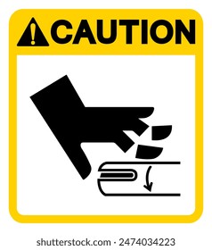 Caution Rotating Shaft Symbol Sign, Vector Illustration, Isolate On White Background Label .EPS10