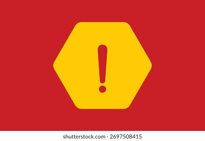 Vorsicht und Sicherheit zuerst. Realistisches Warnschild-Symbol für industrielle und Straßenverkehrssicherheitsdesigns. Aufmerksamkeits-Gefahrenwarnsymbol. Fette Ausrufezeichen Warnzeichen Logo Design-Vorlage. Symbol für Sicherheitswarnung