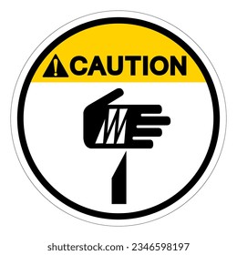 Caution Sharp Point Symbol Sign, Vector Illustration, Isolate On White Background Label .EPS10