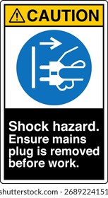PRECAUCIÓN Riesgo de choque Asegúrese de que el enchufe de la red eléctrica esté desenchufado antes del trabajo