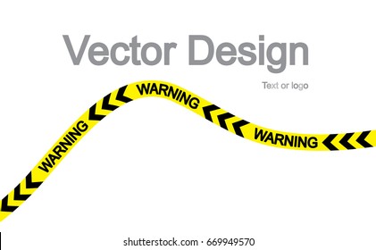 CAUTION sign. arrow yellow and black color with texture.  The hazard warning for text and symbols filled.