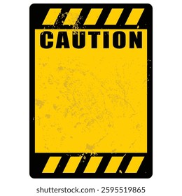 CAUTION, sign and board vector