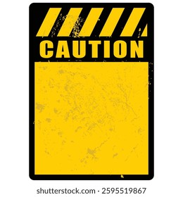 CAUTION, sign and board vector