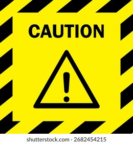 Diseño de signo de precaución para Plantillas.