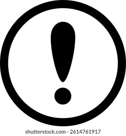 Caution Sign Emblem in Grey Tones
