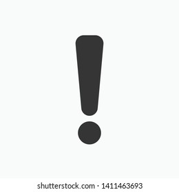 Caution sign, exclamation icon logo. New trendy graphic caution sign for web, logo, app, ui element.