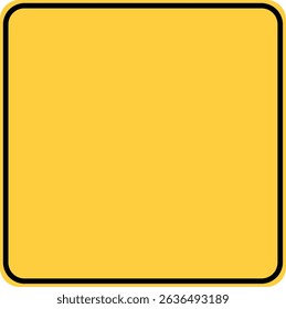 Caution Sign with Exclamation Mark Graphic