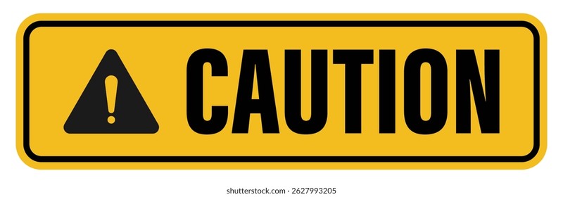 Sinal de cuidado com ponto de exclamação dentro de um triângulo, usado para alertas de segurança, avisos de risco e notificações de risco