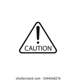 caution sign icon. Element of danger signs icon. Premium quality graphic design icon. Signs and symbols collection icon for websites, web design, mobile app on white background