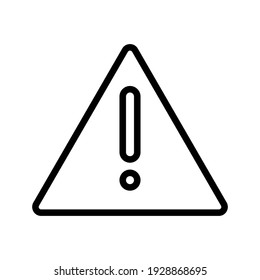Caution sign icon vector design template