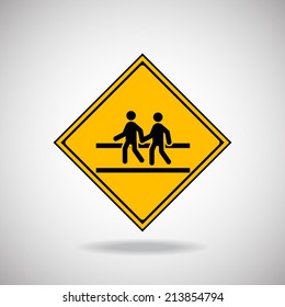 Caution Sign Road