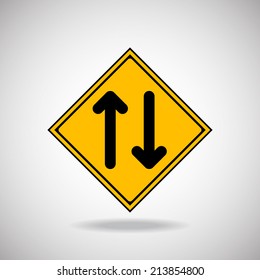Caution Sign Road