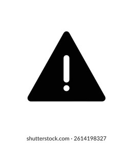 Caution Sign Triangle Icon Representing Safety and Warning