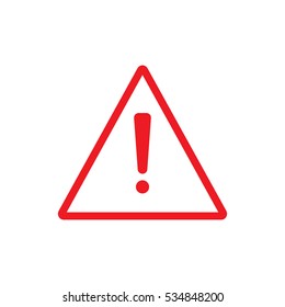 caution sign vector