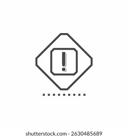 Caution sign vector collection. Illustration design for business. Stock vector.
