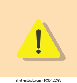 Caution sign, vector illustration design. Signals collection.