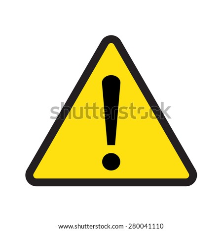  caution sign vector triangle with exclamation mark