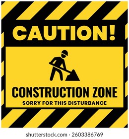 A caution sign is a visual warning designed to alert individuals to potential hazards or risks in a specific area. Typically featuring a yellow or orange background with bold black text or symbols