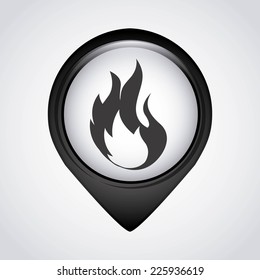 caution signal graphic design , vector illustration