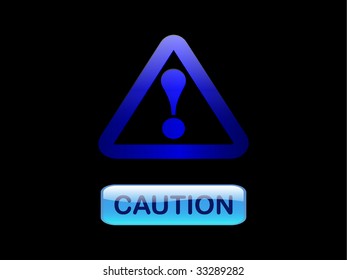 Caution signal illustration