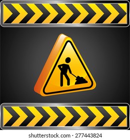 caution signals design, vector illustration eps10 graphic 